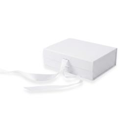 Medium Hamper Box with Ribbon Closure